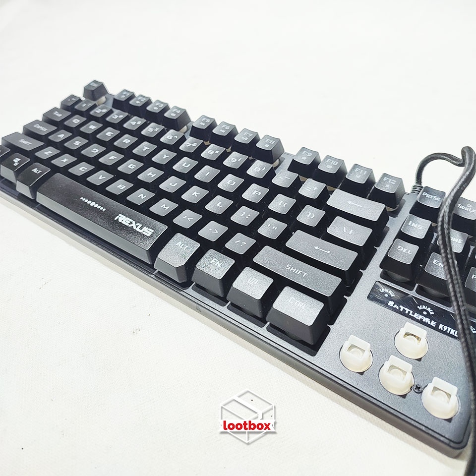 Jual Keyboard Gaming Membran non-Mechanical Rexus Battlefire RX K9TKL ...