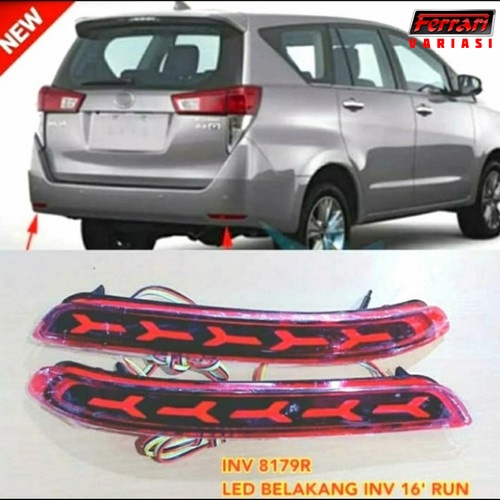 Jual lampu LED reflektor belakang Running mobil innova reborn model ...