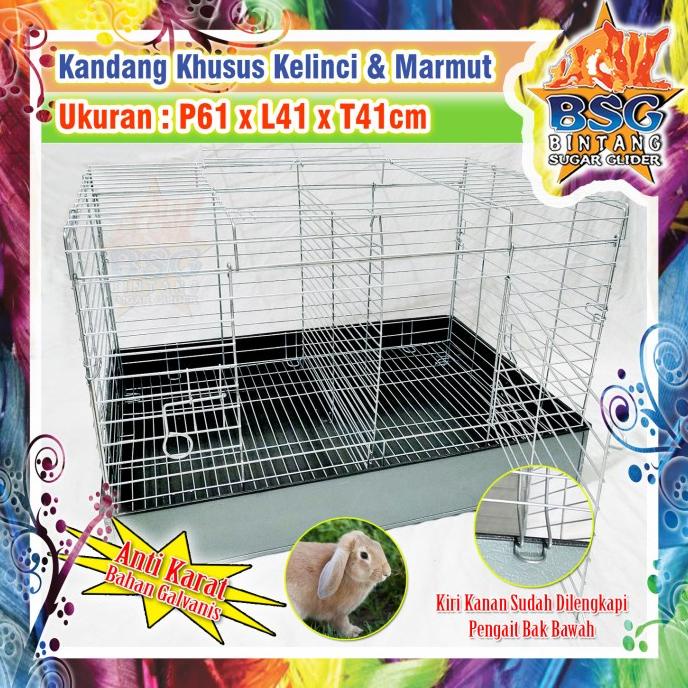 Jual Kandang Kelinci Anti Karat - Kandang Hewan Marmut Rabbit Cage ...