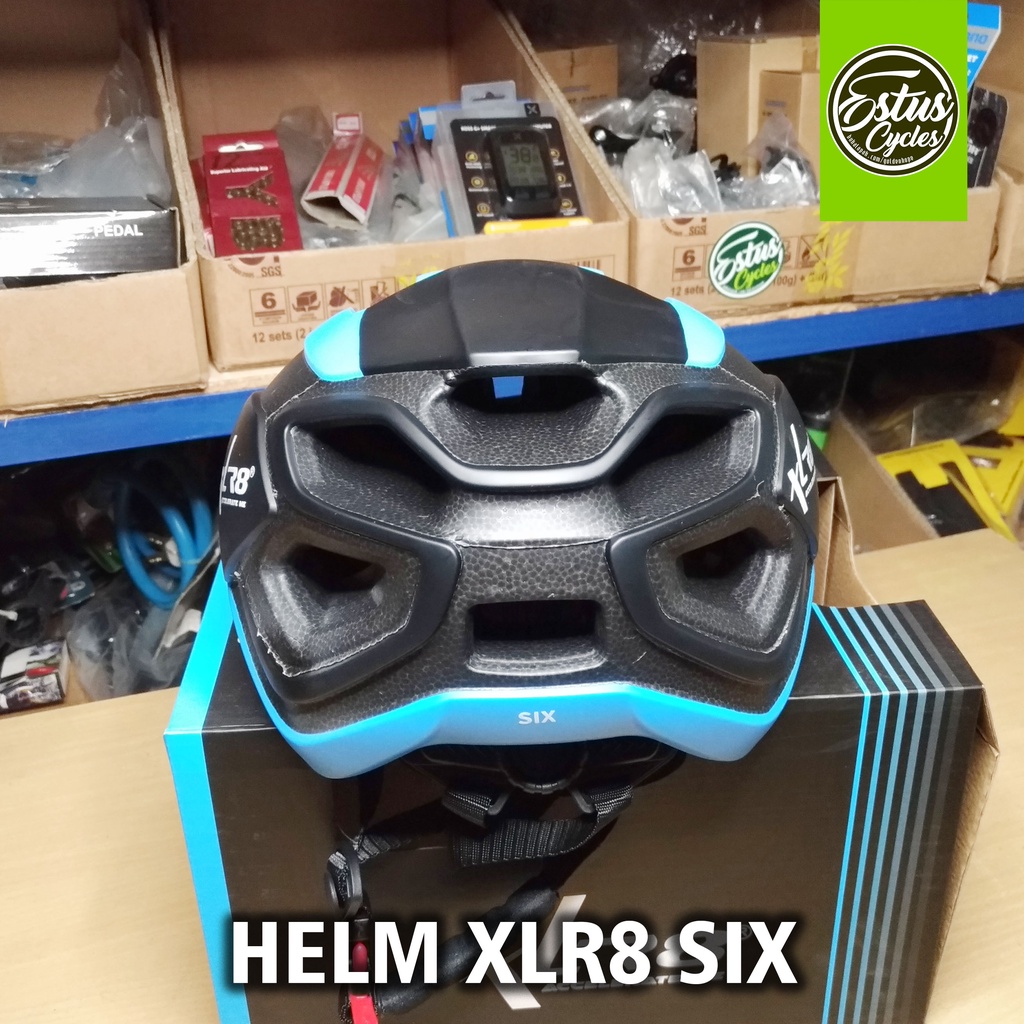 Jual Helm Sepeda XLR8 Six 6 Roadbike Lipat MTB Gunung Fixie Estus ...