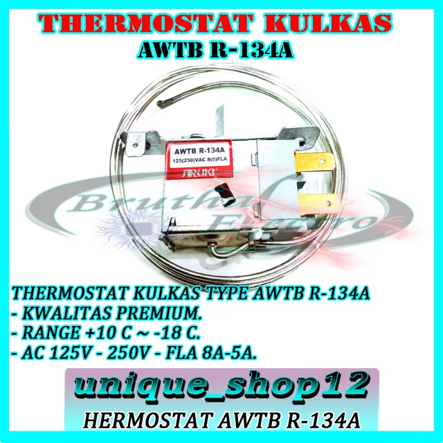 Jual Thermostat AWTB-R 134A Thermostat Freezer, Showcase, Kulkas ...