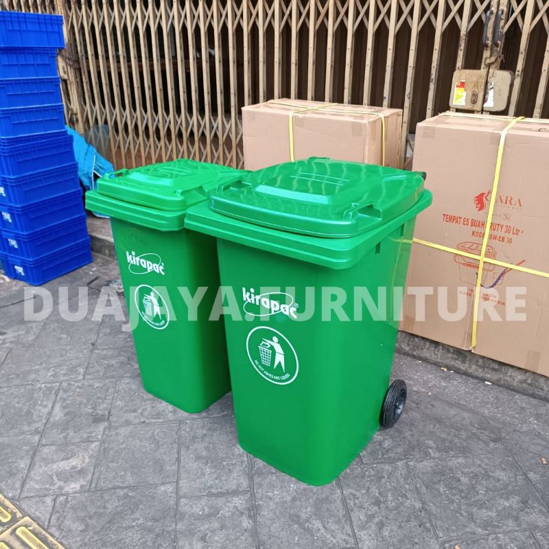 Jual Tempat Sampah Plastik Kirapac Hdpe En840 120 240 Liter Tong