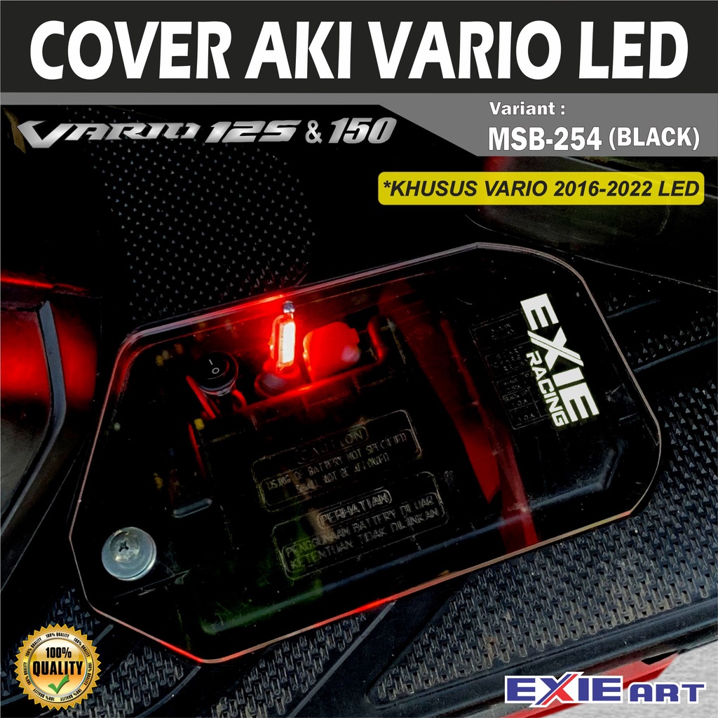 Jual COVER AKI VARIO 125 & 150 LED - COVER AKI AKRILIK EXIE ART - TUTUP