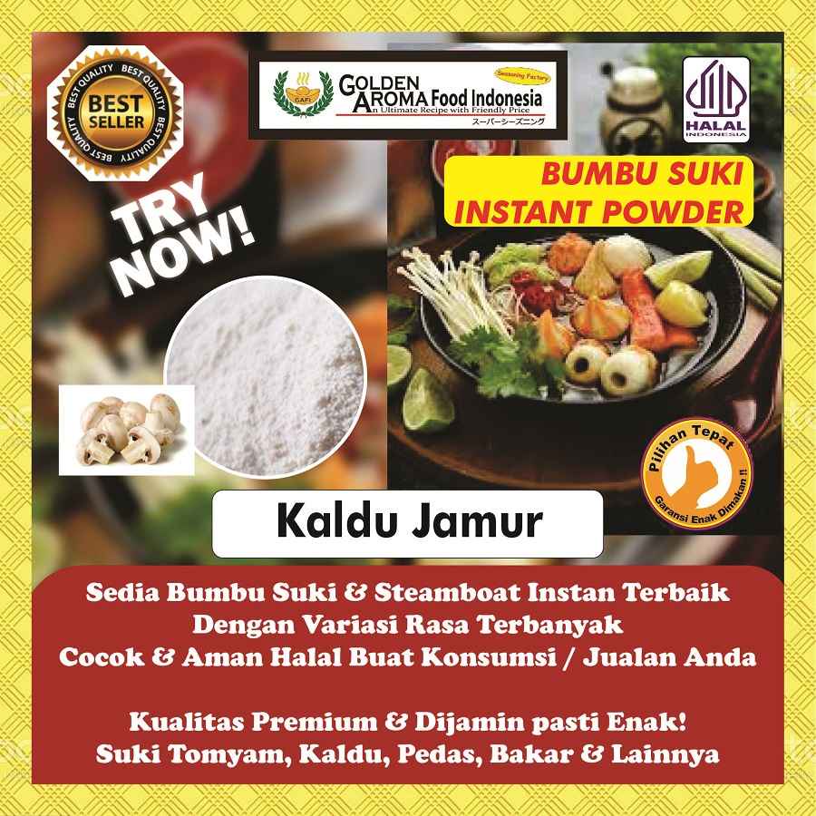 Jual BUMBU SUKI INSTAN Kaldu Jamur 1Kg Steamboat Shabu Hotpot Rasa ...