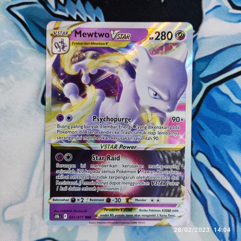 Mewtwo VSTAR RRR Pokemon Card Pokemon Card Mewtwo VSTAR RRR 031/071 Foil -  Japanese Pokemon GO Set, Near Mint Condition Rare Pokemon Cards