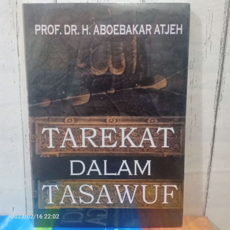 Jual Antik Buku Tarekat Dalam Tasawuf Karangan By Prof Dr Aboebakar