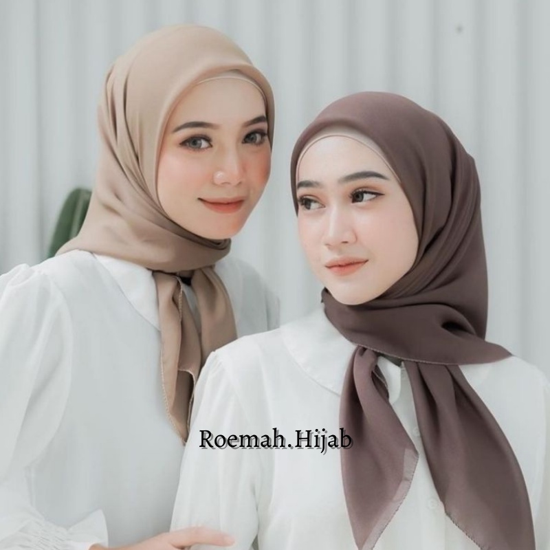 Jual HIJAB BELLA SQUARE / HIJAB POLYCATTON | Shopee Indonesia