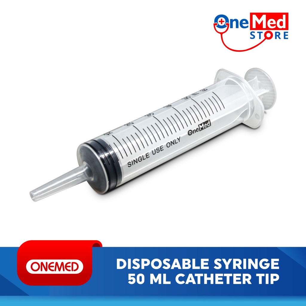 Jual Feeding Syringe 50cc Catheter Tip Onemed OPB Shopee Indonesia