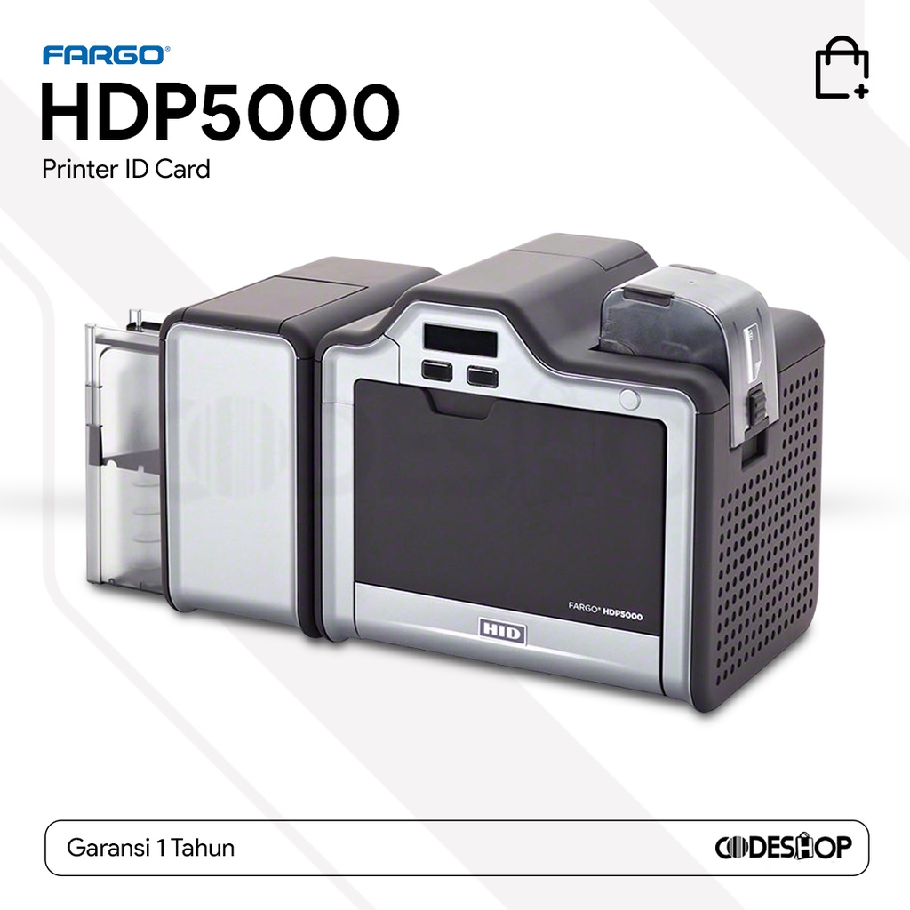 Jual Id Card Printer Fargo Hdp 5000 Dual Side Cetak Kartu 300 Dpi Usb Shopee Indonesia