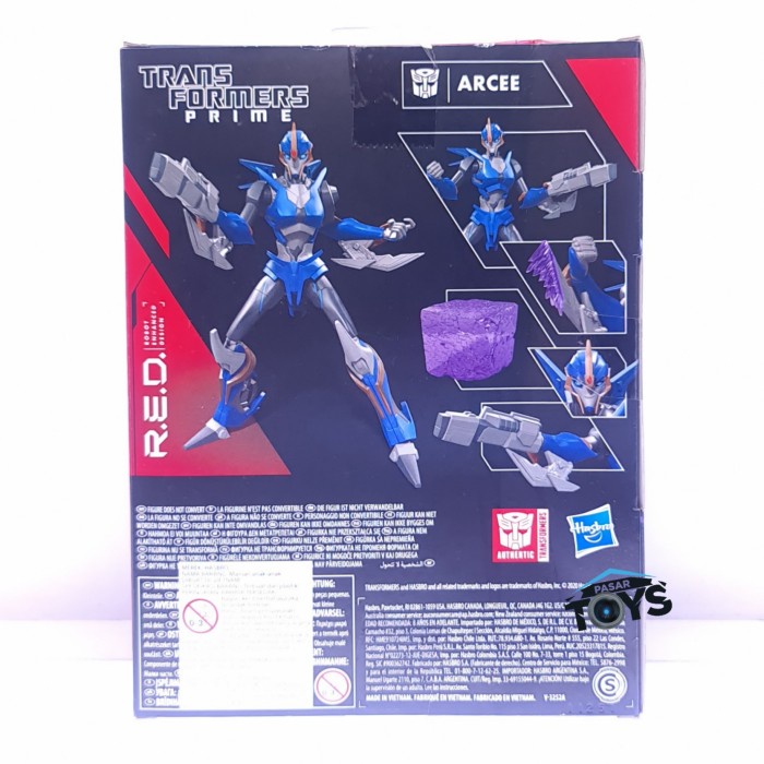 Transformers R.E.D. Coronation Starscream – Action Figure 15,2 Cm, Non Convertibile, Con Mantello E Corona, Per Bambini 8+
