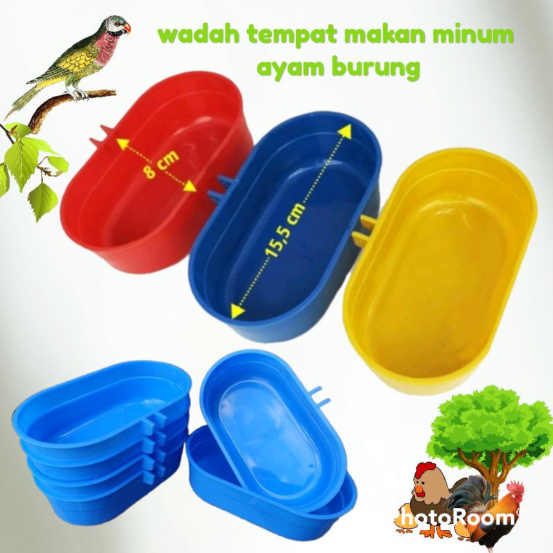 Jual Cepuk Bak Mandi Oval Wadah Makan Minum Ayam Burung Shopee Indonesia