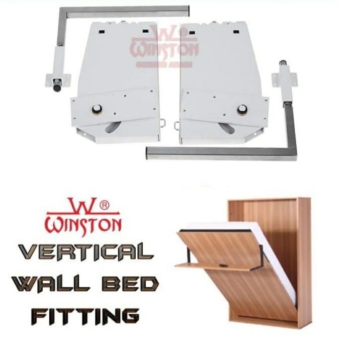 Jual Engsel Ranjang Wall Bed Fitting Vertical Beridiri Jakarta Shopee