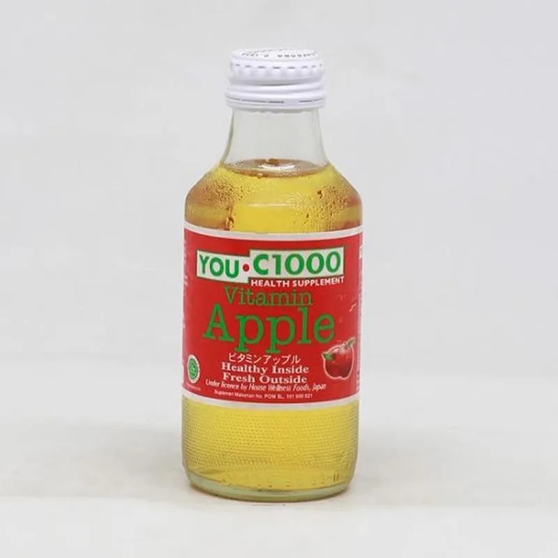 Jual You C1000 Health Drink Vitamin Apple Botol 140ml Shopee Indonesia