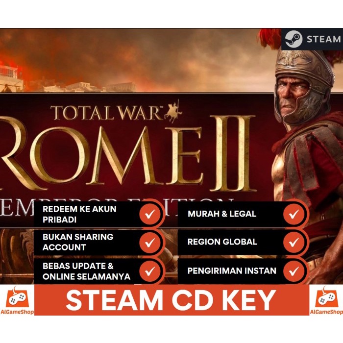 Jual Total War: ROME II - Emperor Edition Original PC Game Steam ...