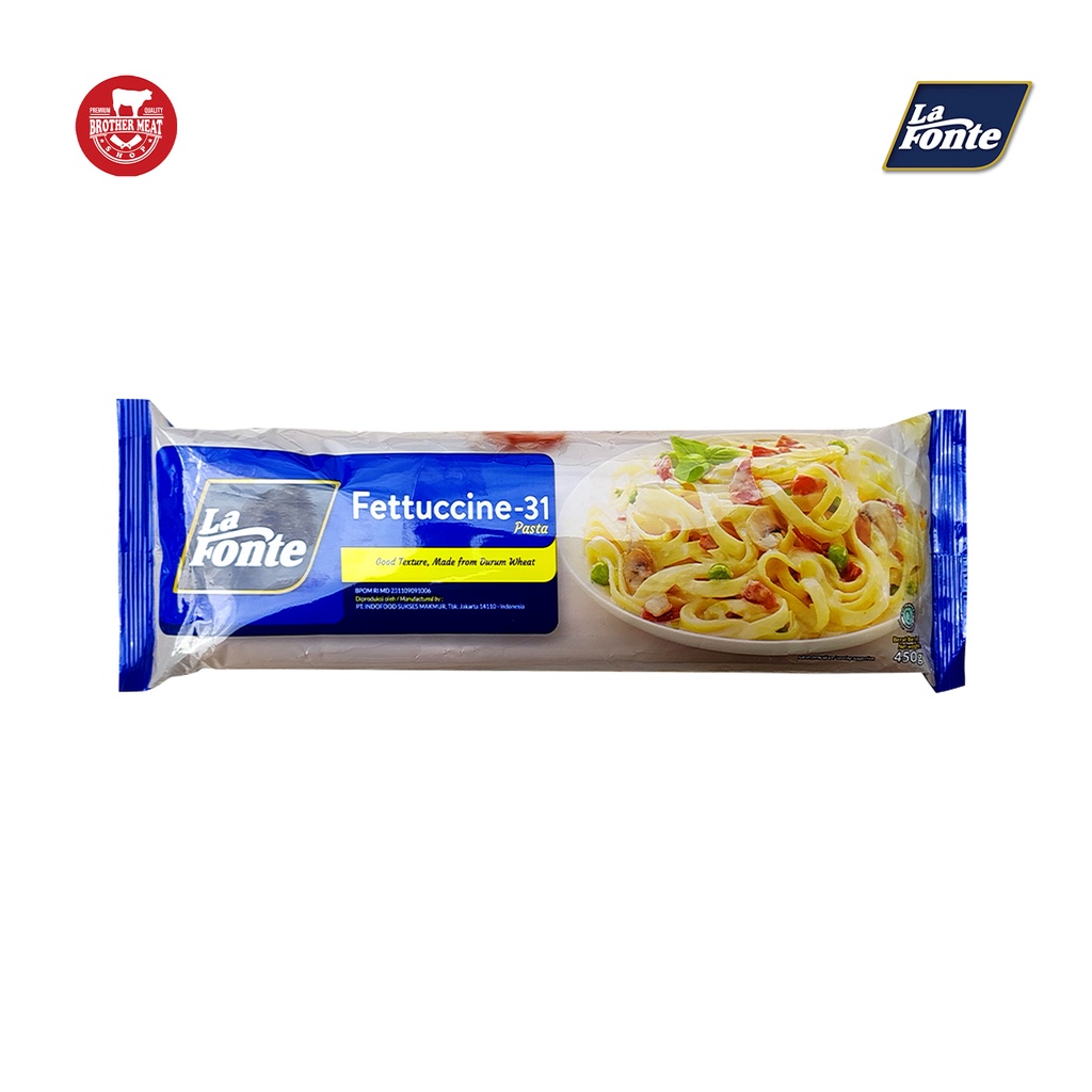 Jual La Fonte Pasta Fettuccine31 450gr, Halal Shopee Indonesia