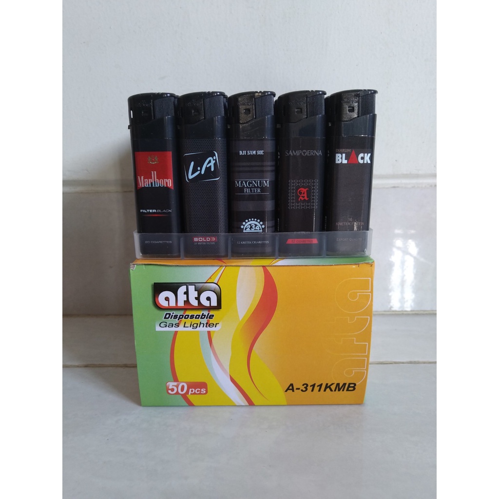 Jual Korek Api Gas Magnet 1 BOX ISI 50 PCS | Shopee Indonesia