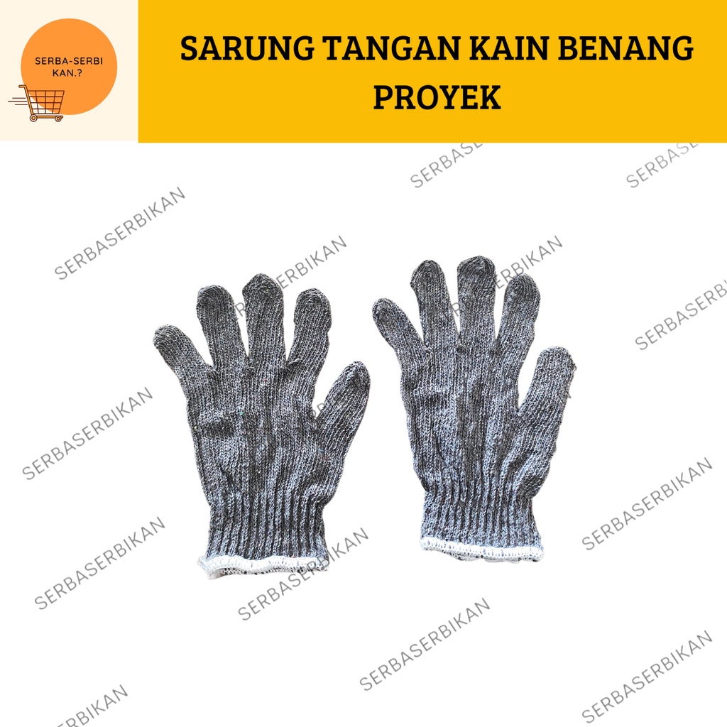 Jual SARUNG TANGAN KAIN BENANG 3 SARUNG TANGAN TUKANG PROYEK KERJA ...