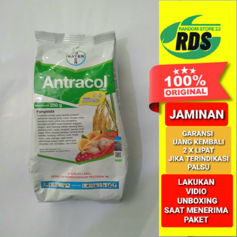Jual FUNGISIDA ANTRACOL 70 WP ZINC 250 gr | Shopee Indonesia