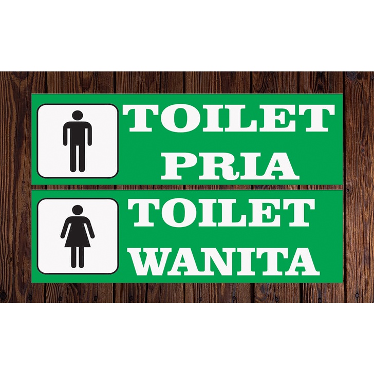 Jual Stiker Rambu Toilet Pria Dan Wanita Shopee Indonesia