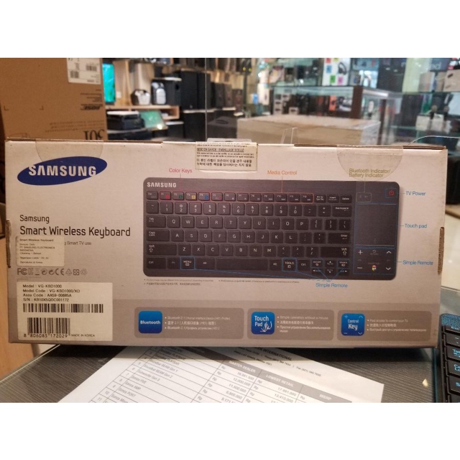 Jual SAMSUNG ORIGINAL SMART WIRELESS KEYBOARD VG-KBD1000 | Shopee Indonesia