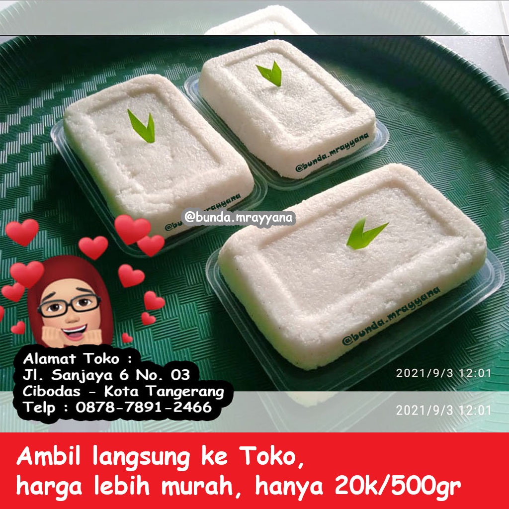 Jual ULI KETAN MBAH UTI 500gr (sticky rice tape tapai uli ketan) JADAH