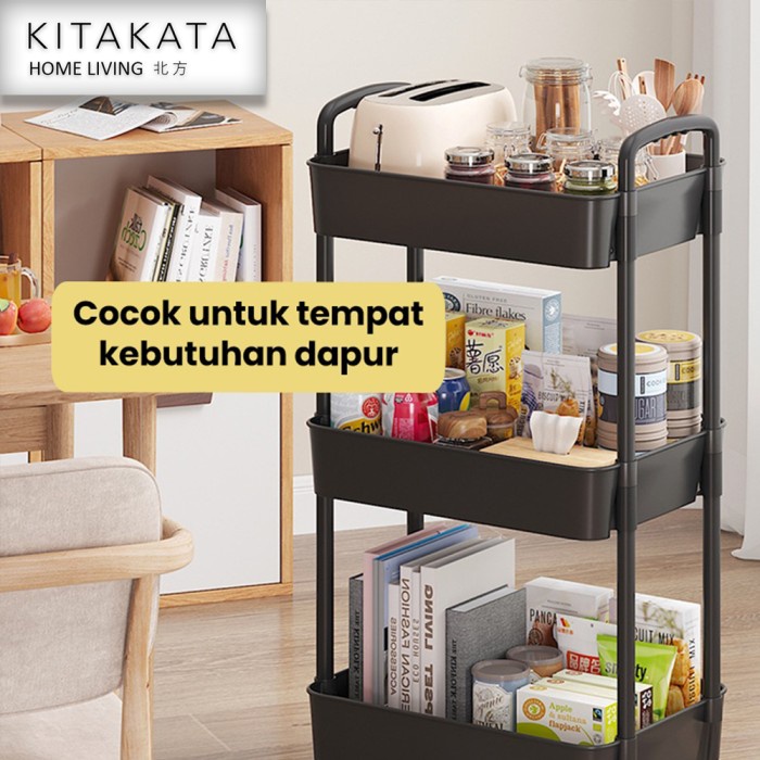 Jual Kitakata Rak Troli Susun Serbaguna Rak Salon Organizer Rack