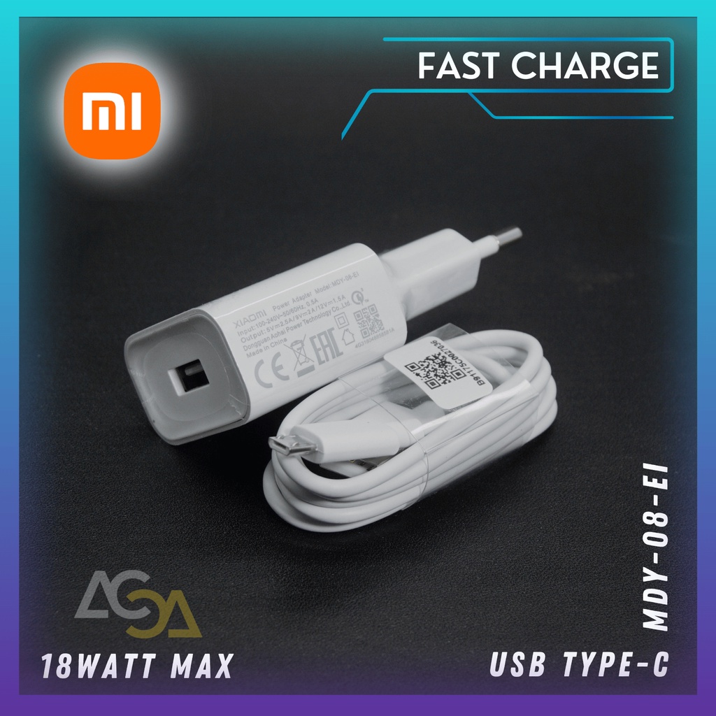 Charger Xiaomi MiA1 MiA2 REDMI 6X Mi5 Mi6 Original usb Type-C Quick Charge