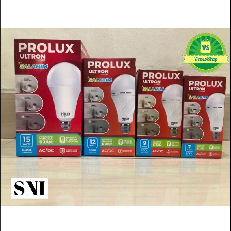 Jual Lampu Led Emergency Ac Dc Prolux Garansi Tahun Lampu Bohlam Led