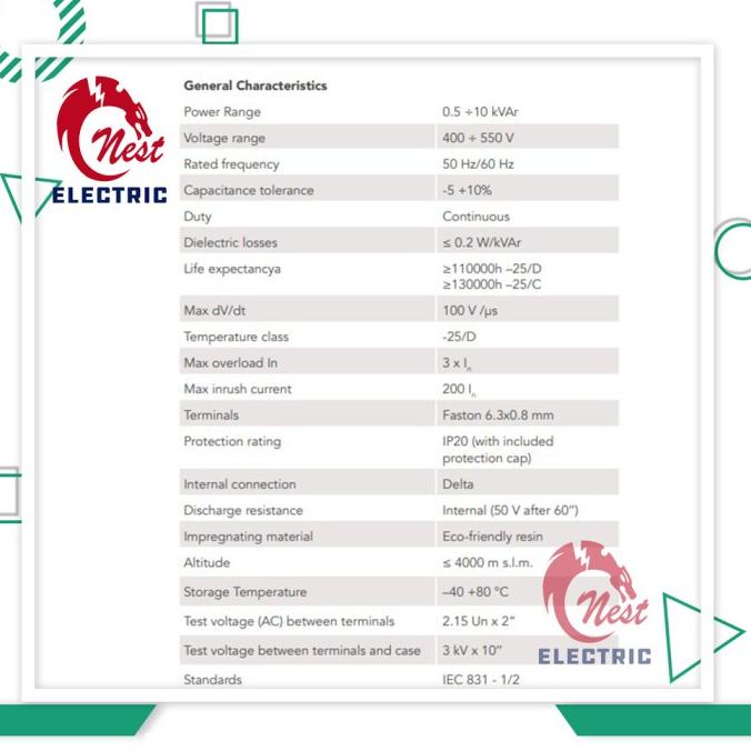 Jual Kapasitor Capacitor Bank Ducati 10 Kvar 415V 3 Phase Shopee Indonesia