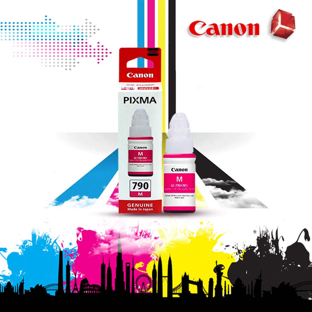 Jual Tinta printer canon pixma 790 MAGENTA SERIES G1010 G2010 G1000 ...