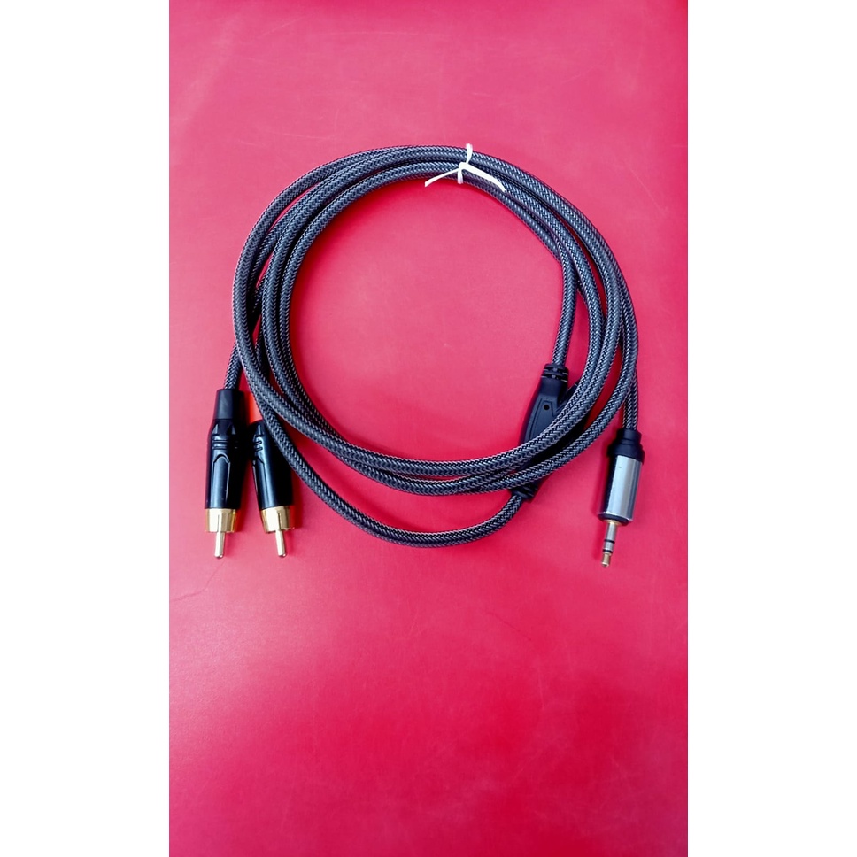 Jual Kabel Audio Jack Mini Stereo To Rca M Shopee Indonesia