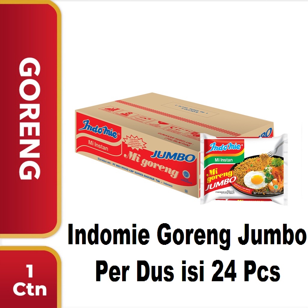 Jual Indomie Goreng Jumbo Per Dus Isi 24 Pcs | Shopee Indonesia