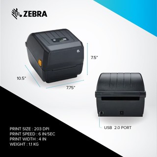 Jual Zebra ZD230 Thermal Transfer Label Desktop Printer (ZD23042