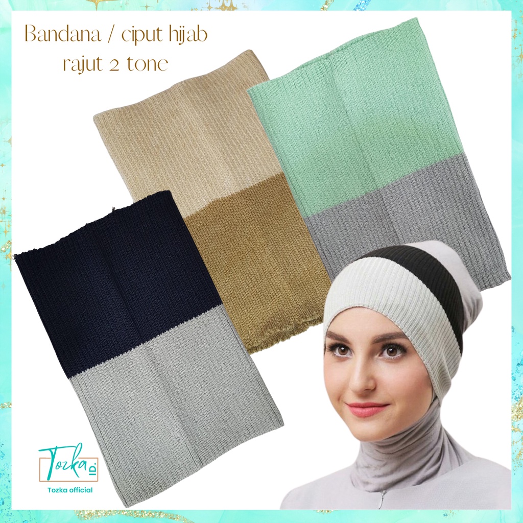 Jual Bandana rajut I Inner hijab I ciput hijab | Shopee Indonesia