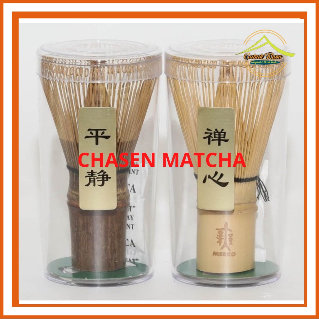 Kritne Natural Bamboo Tea Whisk Chasen Preparing Matcha Powder