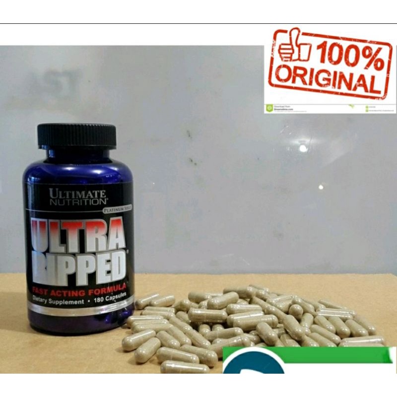 Jual Ultimate Nutrition Ultra Ripped Fat Burner Pembakar Lemak Isi 30 ...
