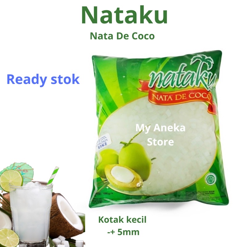 Jual NATAKU 1000gr/ Nata decoco / nata kara /kotak /jelly /kelapa ...
