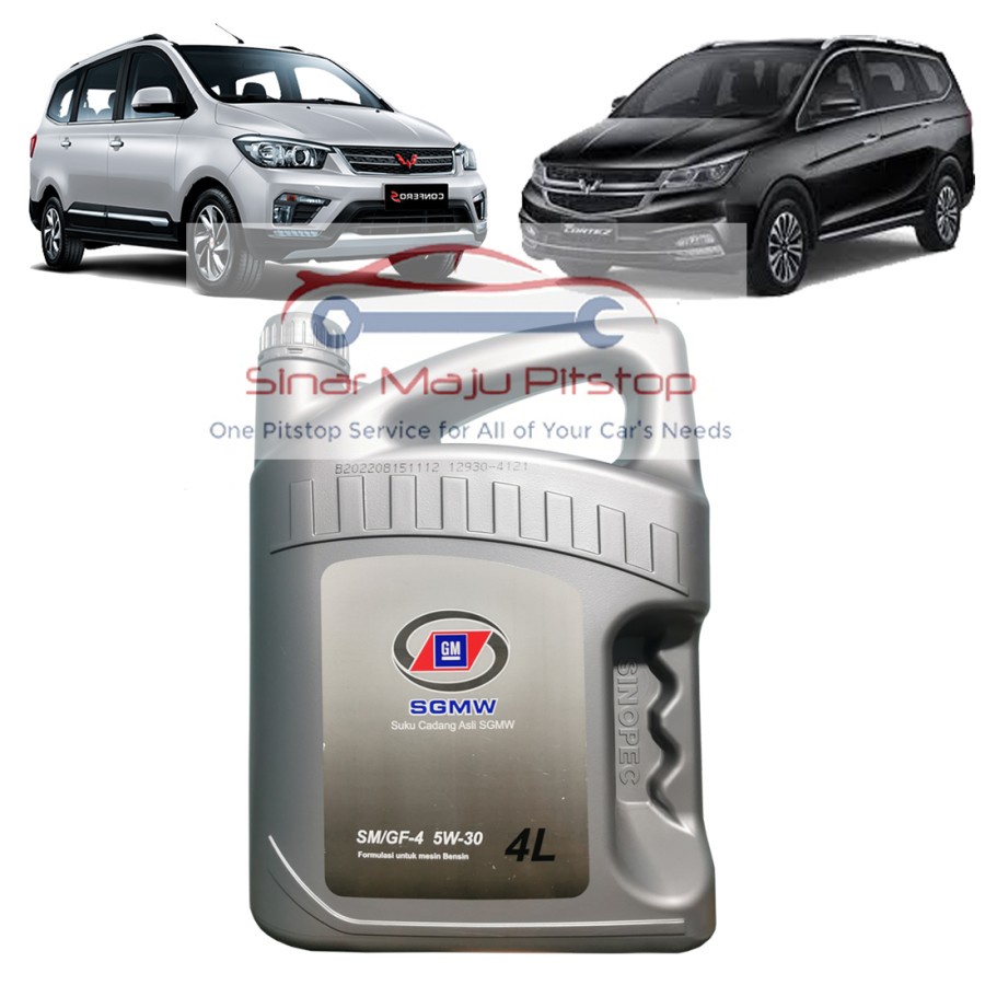 Jual SGMW 5W-30 SM/GF-4 Original 4 Liter - Pelumas Oli Mesin Mobil ...