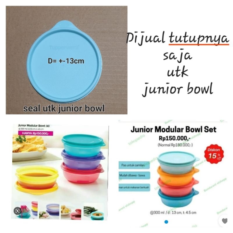 Jual Tupperware Seal Junior Modular Bowl | Shopee Indonesia