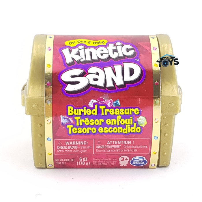 Jual Kinetic Sand Buried Hidden Treasure Playset 170gr Original Spin Master Shopee Indonesia 4833