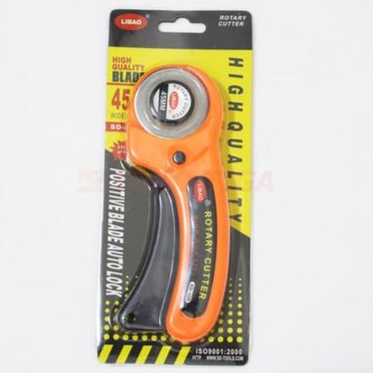 Jual LIBAO CUTTER KATER PISAU PUTAR ROTARY CUTTER POTONG BAHAN 45MM SD ...