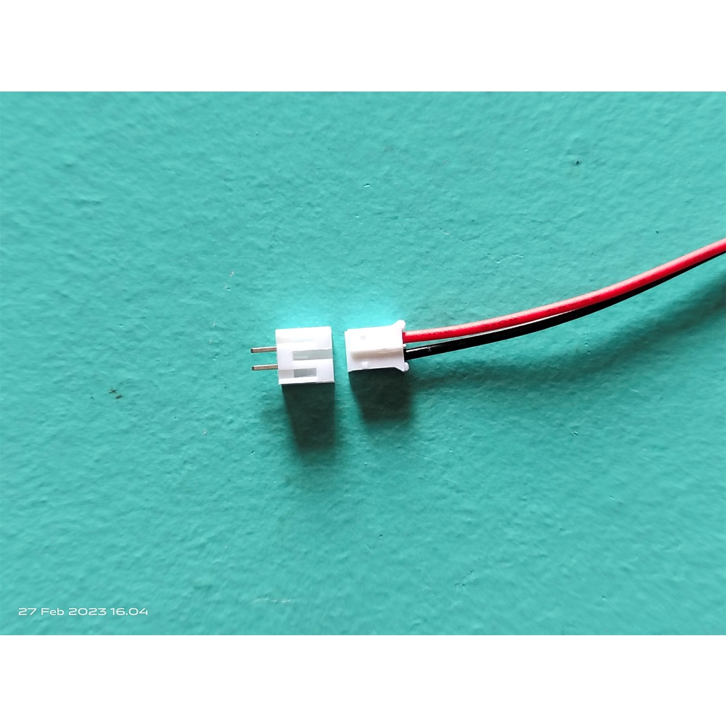 Jual White Socket 2 Pin Male Female Soket Putih Sambungan Kabel 140mm ...