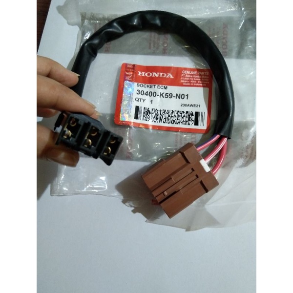 Jual Kabel Soket Socket Ecu Ecm Cdi Vario Pcx Adv Genio Shopee Indonesia