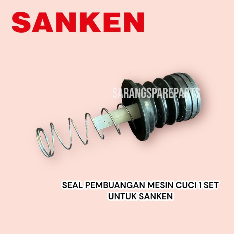 Jual Karet Seal Pembuangan Mesin Cuci Tabung Sanken Set Karet Sil