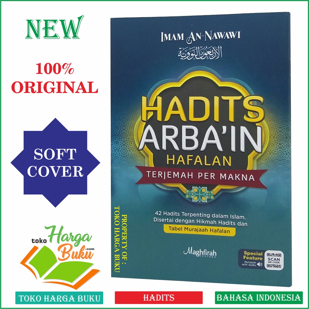 Jual Hadits Arba'in Hafalan Terjemah Permakna 42 Hadis Arbain ...