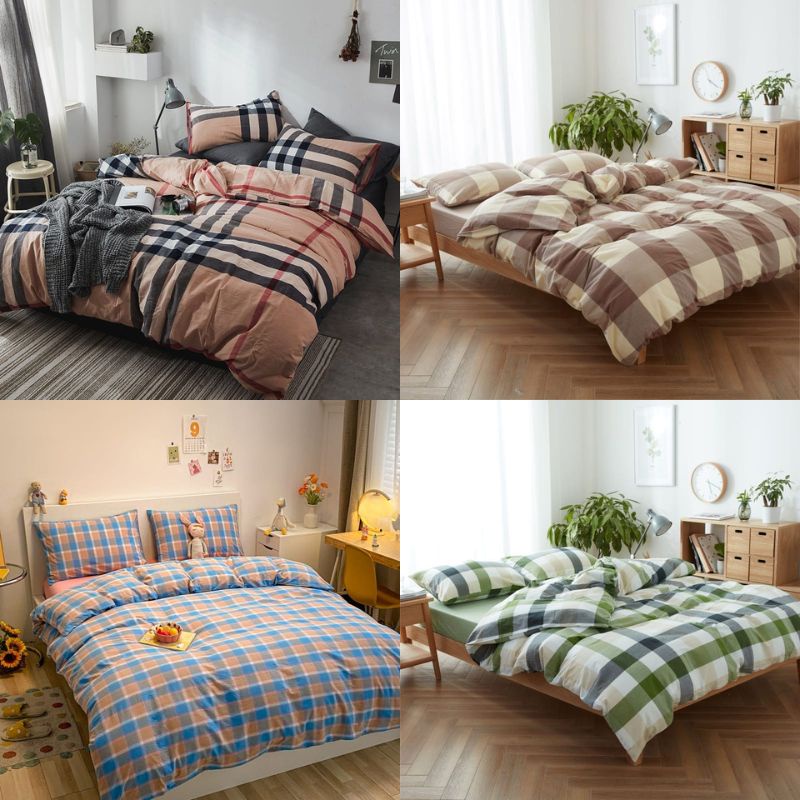 Jual BEST SELLER Bedcover Kombinasi Sprei Set Katun Jepang Adem Bahan ...