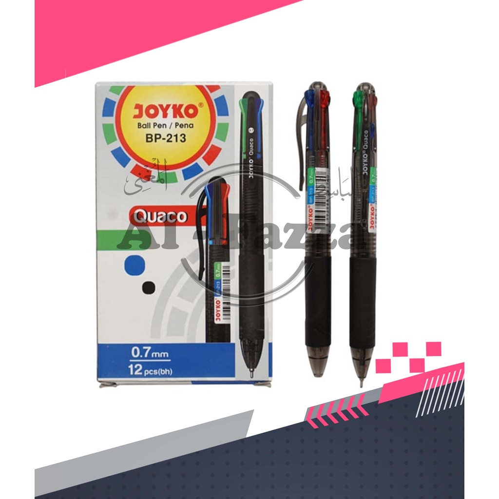 Jual Pulpen Joyko JOYKO QUACO 3 BP-288 - 4 Warna | Shopee Indonesia