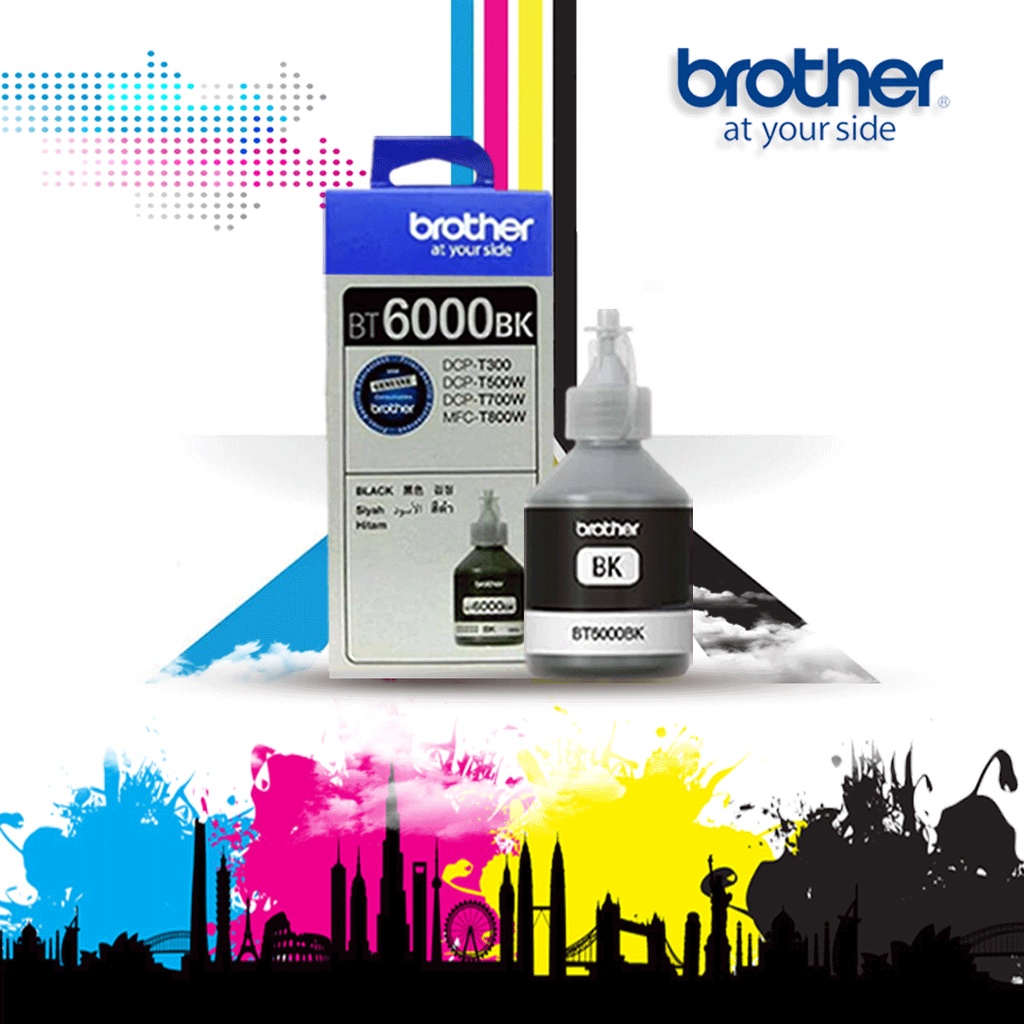 Jual Tinta printer BROTHER BT6000 BLACK DCP T710W DCP T300 DCP-T310 ...