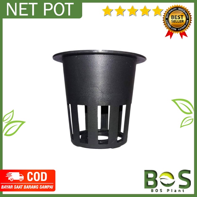 Netpot 7cm 5 cm Hitam Net pot Wadah Media Tanam Hidroponik Alat Kebun