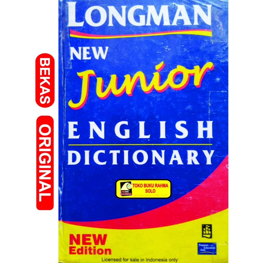 Jual Kamus Bahasa Inggris Inggris bekas original LONGMAN NEW JUNIOR